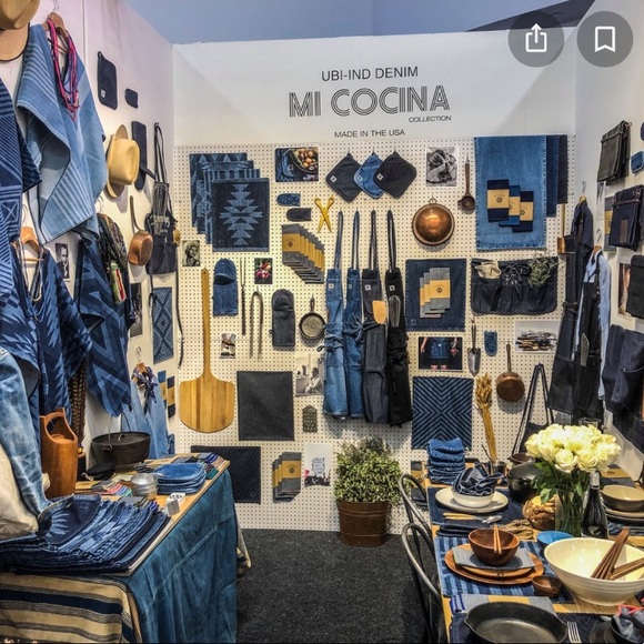 NWOT UBI-IND Mi Cocina Collection Denim Placemat - Picture 9 of 14